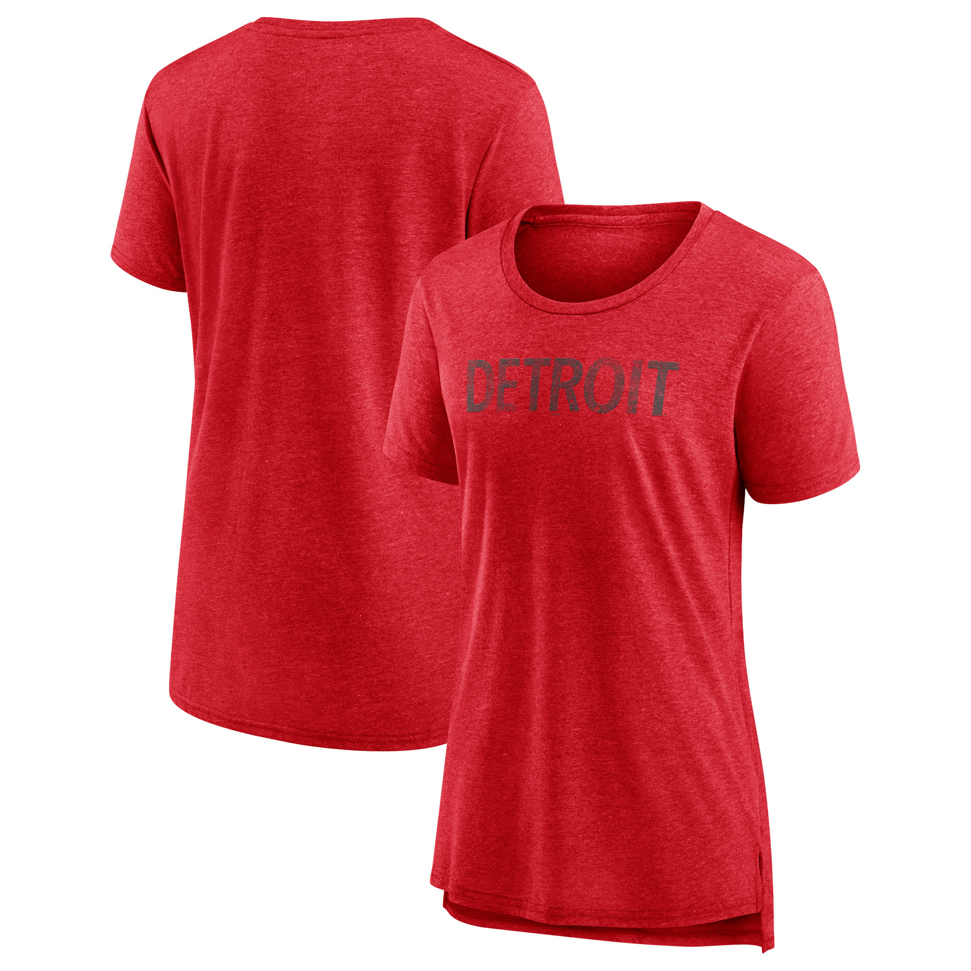 Women's Fanatics Heather Red Detroit Red Wings Special Edition 2.0 Modern T-Shirt